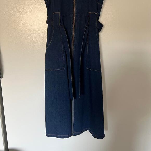 DENIM MAXI DRESS - Picture 4 of 4